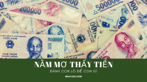 Nằm mơ thấy tiền đánh lô đề con gì